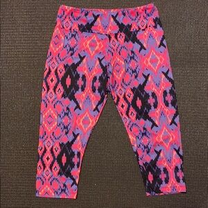 Colorful Patterned Women’s fitness capri Leggings